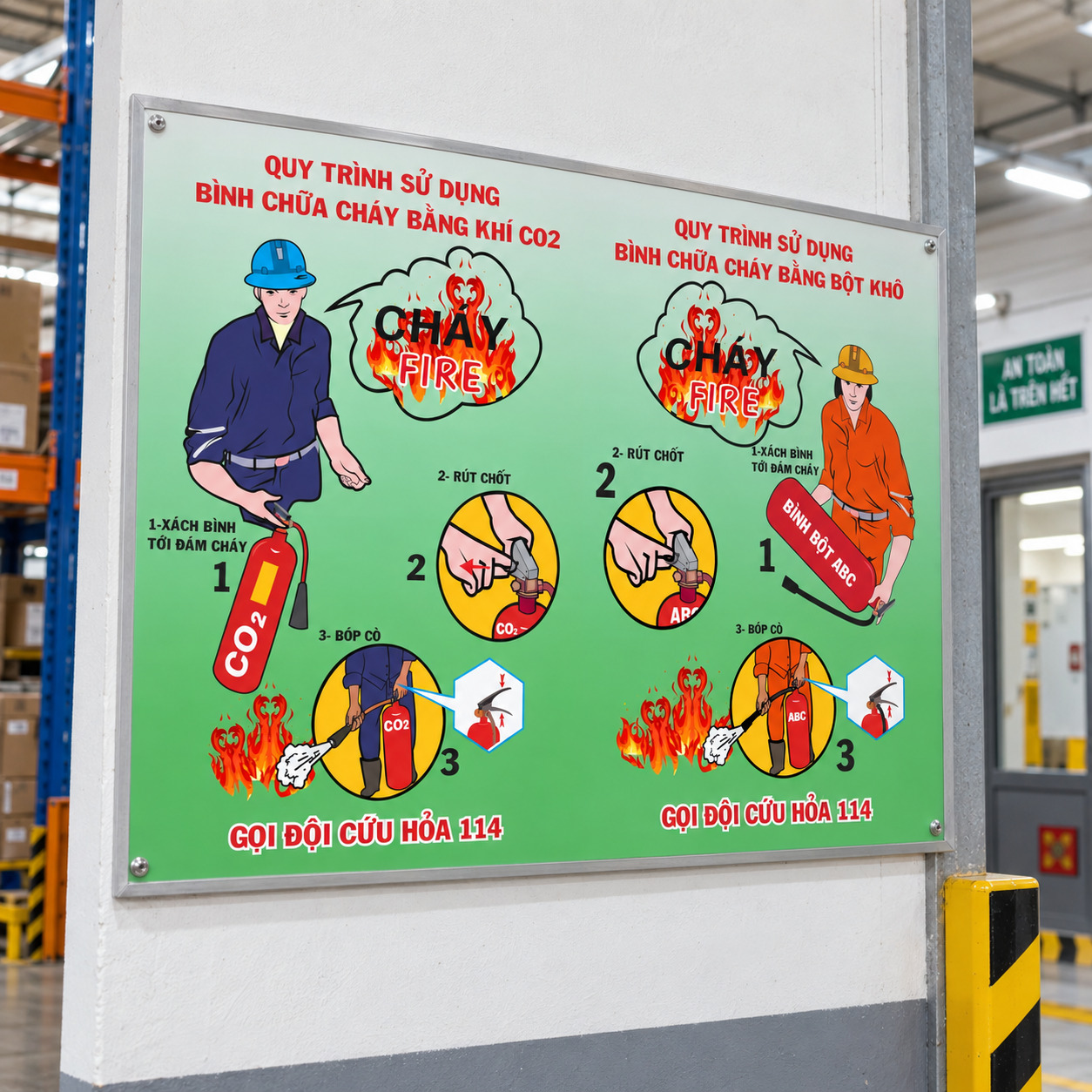 Hướng Dẫn Sử Dụng Bình Chữa Cháy